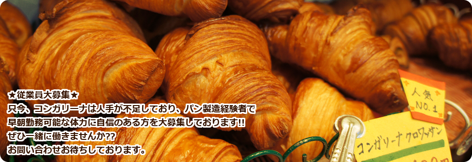 札幌市東区のパン屋さんコンガリーナ人気NO1はコンガリーナクロワッサンです！